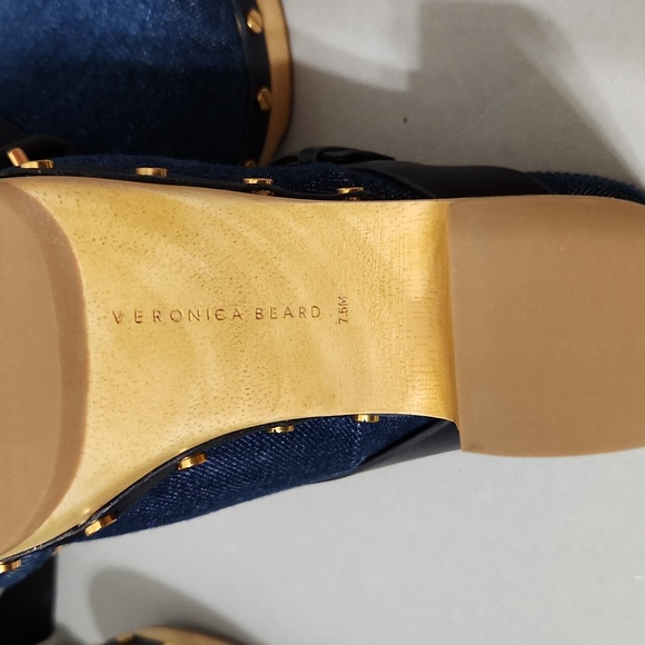NWOB Veronica Beard Dacey Denim Clog Mules. Sizes 7, 7.5 - Picture 12 of 12